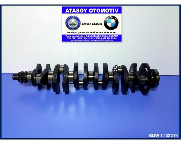 BMW E46 323İ 325İ KRANK BMW 1432274 BMW 1 432 274 BMW 11211705847 BMW 11211705848 BMW 11211726759 BMW 1705847 BMW 1705848 BMW 1726759 M52 M54 MOTOR BMW 274 KRANK E39 E60